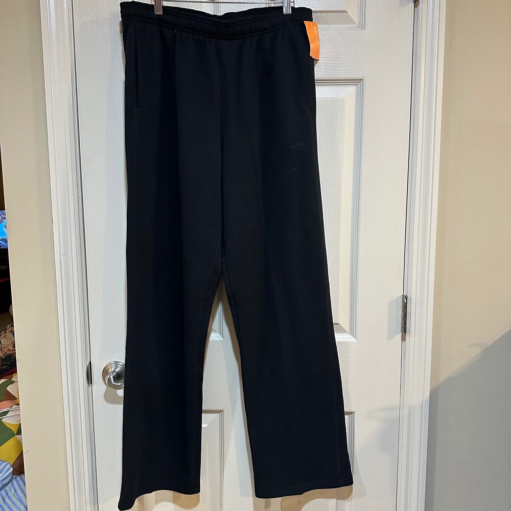 Vtg C9‎ by Champion Mens Performance Sweatpants Black L5940 Large 32 Inseam